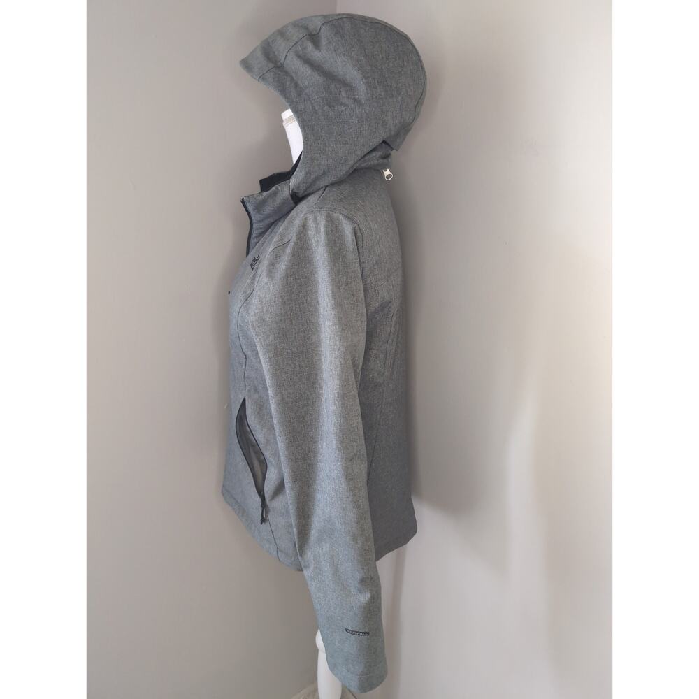 The North face women's gray black windwall med coat - Picture 4 of 10